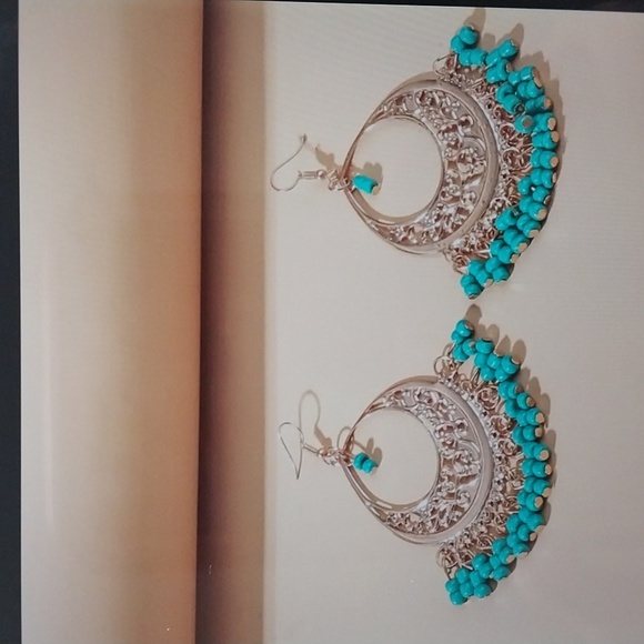 Boho Beaded   Women's Dangle Drop Earrings. - Picture 4 of 6